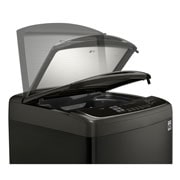 LG Lavadora de 22 kg con TurboWash 3D y ThinQ, negro acero, WT22BSS6H