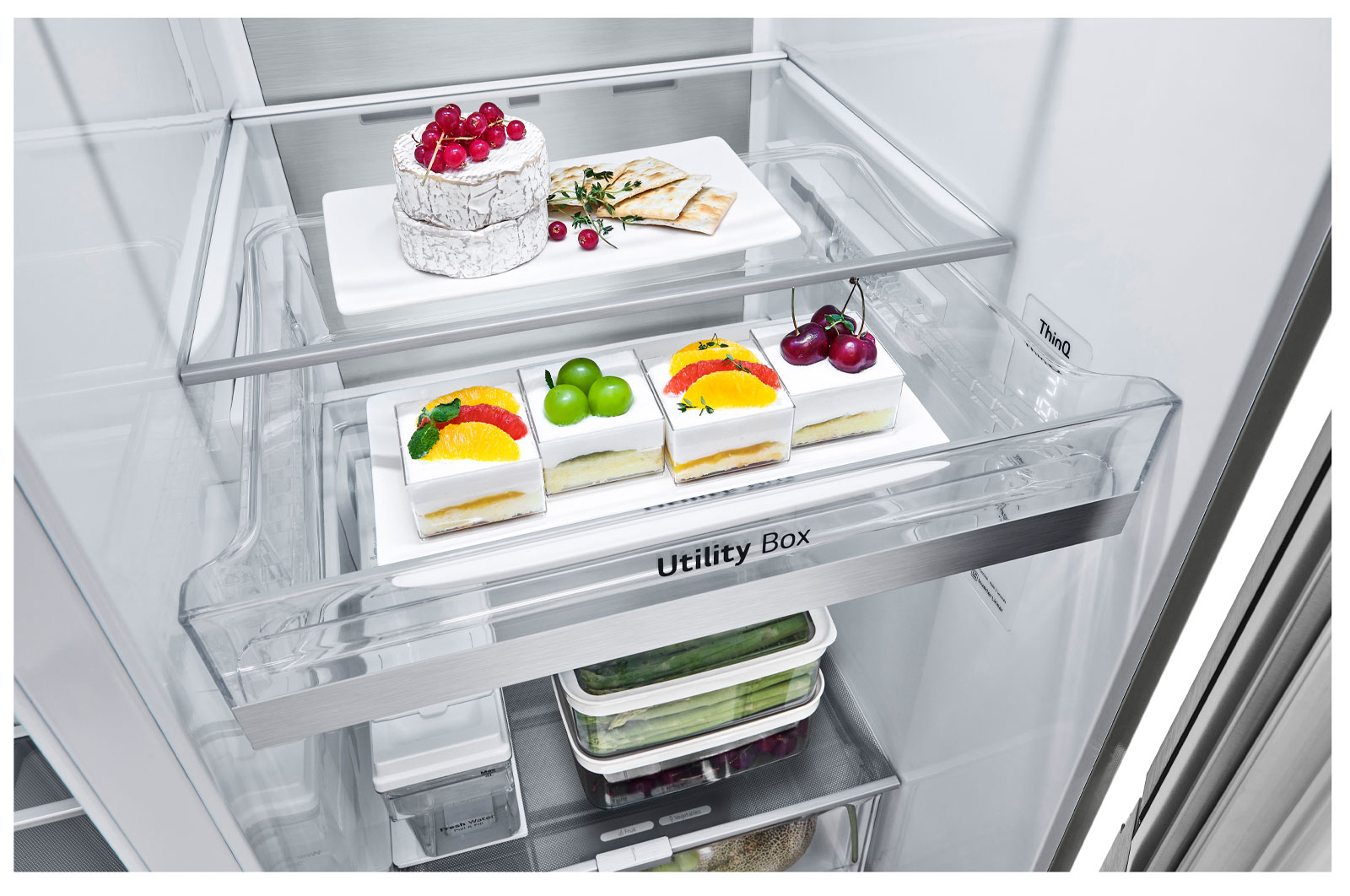 LG Refrigeradora Side by Side 617L InstaView? con ThinQ , LS66SXN