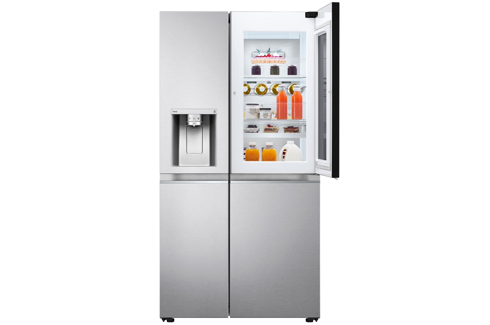 LG Refrigeradora Side by Side 617L InstaView? con ThinQ , LS66SXN