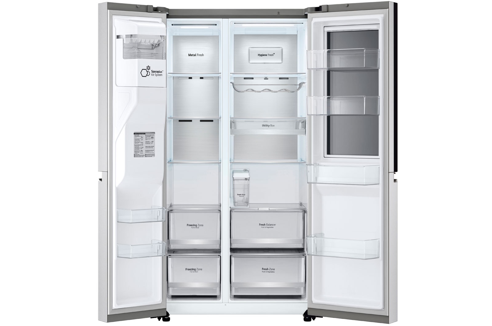 LG Refrigeradora Side by Side 617L InstaView? con ThinQ , LS66SXN