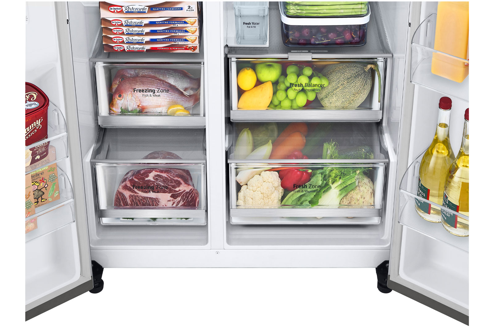 LG Refrigeradora Side by Side 617L InstaView? con ThinQ , LS66SXN
