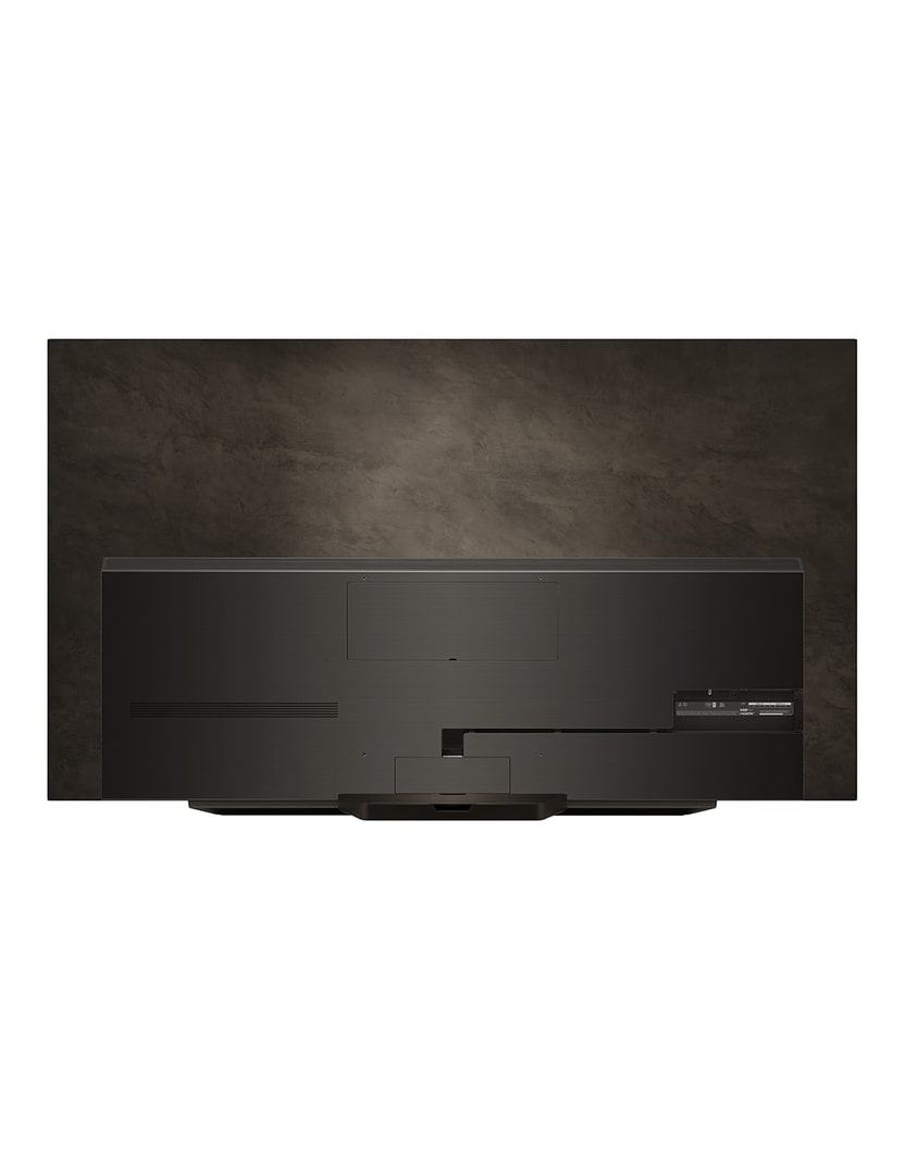 Rear view of LG OLED evo TV, OLED C4