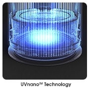 LG PuriCare? AeroTower? Air Purifying Fan in Beige with HEPA Filter and UVnano? Technology   , FS15GPBK0