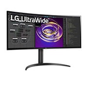 LG Curved UltraWide? 34" QHD IPS Display Monitor, 34WP85CN-B