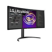 LG Curved UltraWide? 34" QHD IPS Display Monitor, 34WP85CN-B
