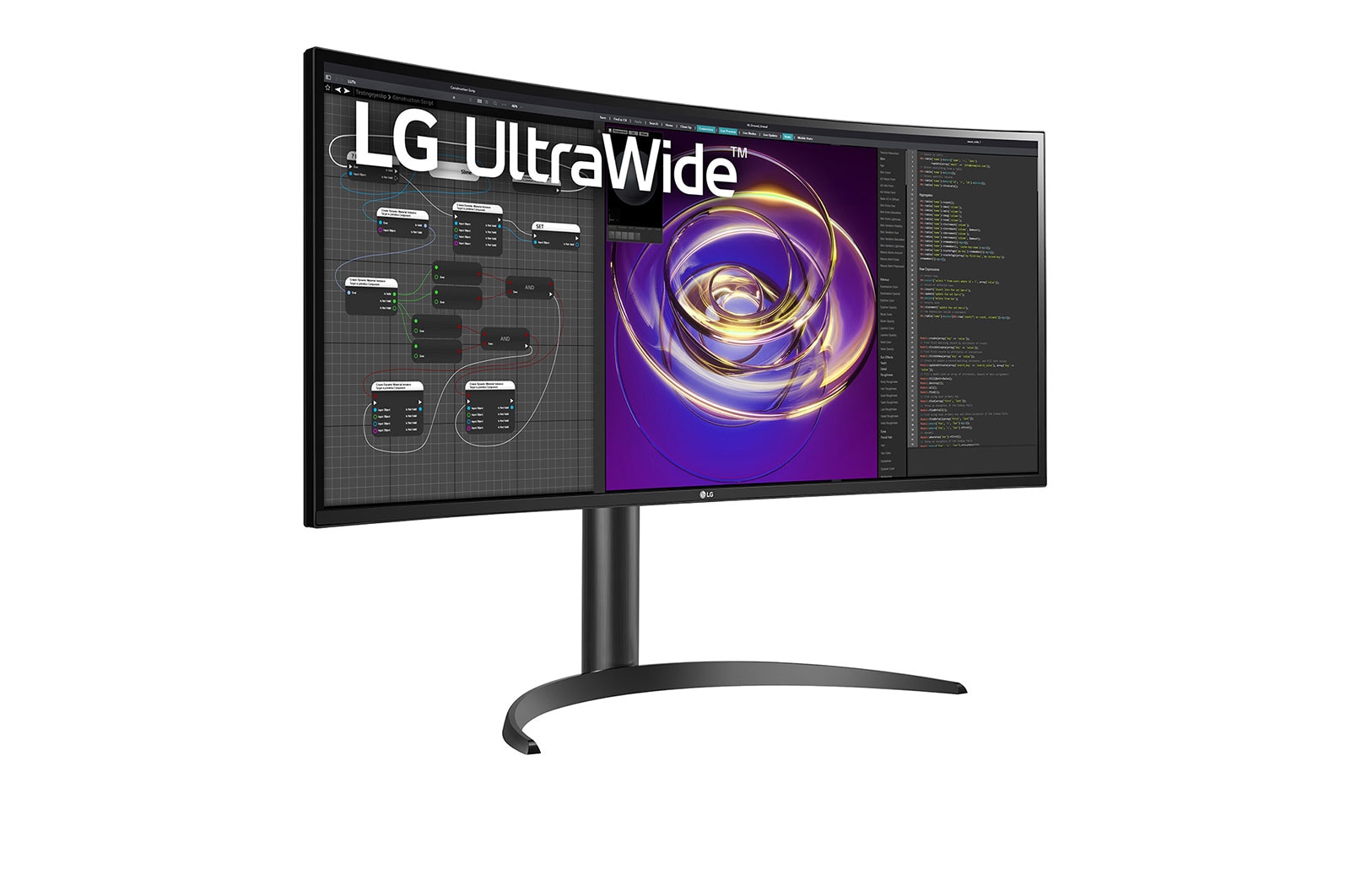 LG Curved UltraWide? 34" QHD IPS Display Monitor, 34WP85CN-B