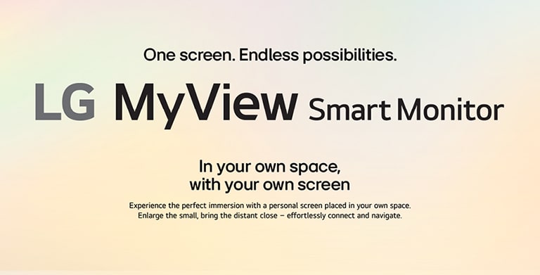 LG Smart Monitor.