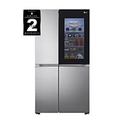 LG 24.5 Cu. Ft. InstaView Side-by-Side Refrigerator in Noble Steel, RVS-Q245NS
