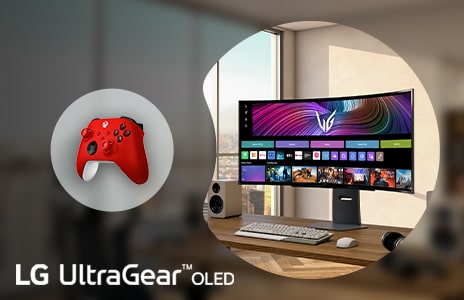 Monitor OLED webOS + kontroler XBOX