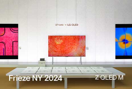 Prace artystyczne wy?wietlane na ekranie OLED M.