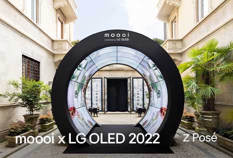 LG Posé przedstawia dzie?o sztuki autorstwa moooi.