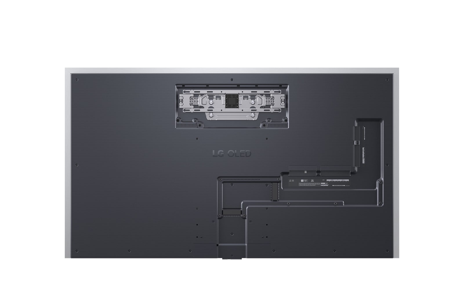 Tylni widok na LG OLED evo AI G5 4K Smart TV.