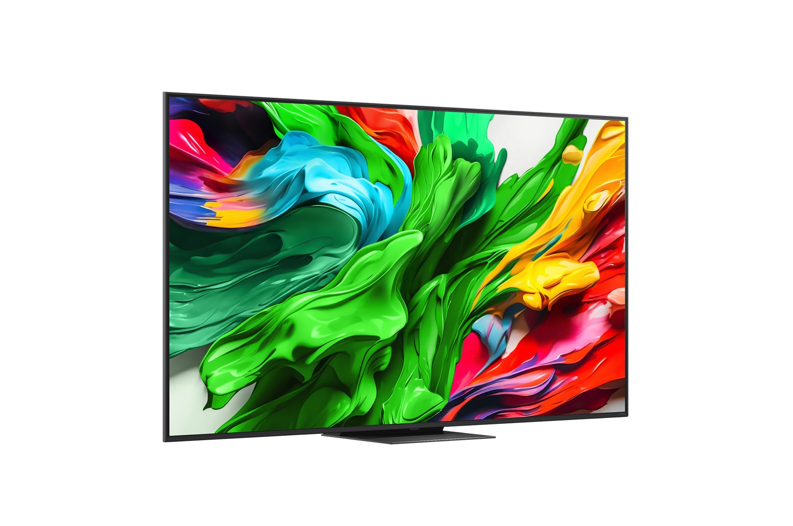 Widok z ty?u na telewizor LG QNED evo QNED85