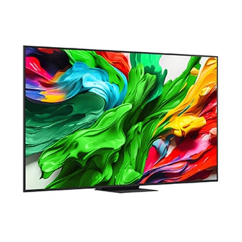 Widok z ty?u na telewizor LG QNED evo QNED85
