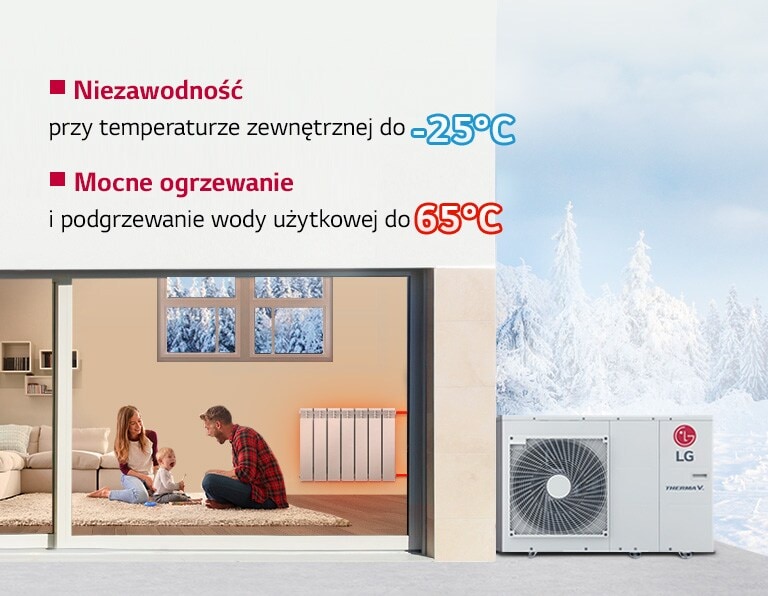 Zdj?cie rodziców i dziecka siedz?cych w ciep?ym pokoju z grzejnikiem.