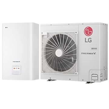 LG Systemy grzewcze: Therma V, zapewniaj?ce efektywne ogrzewanie i ch?odzenie, s? dost?pne.