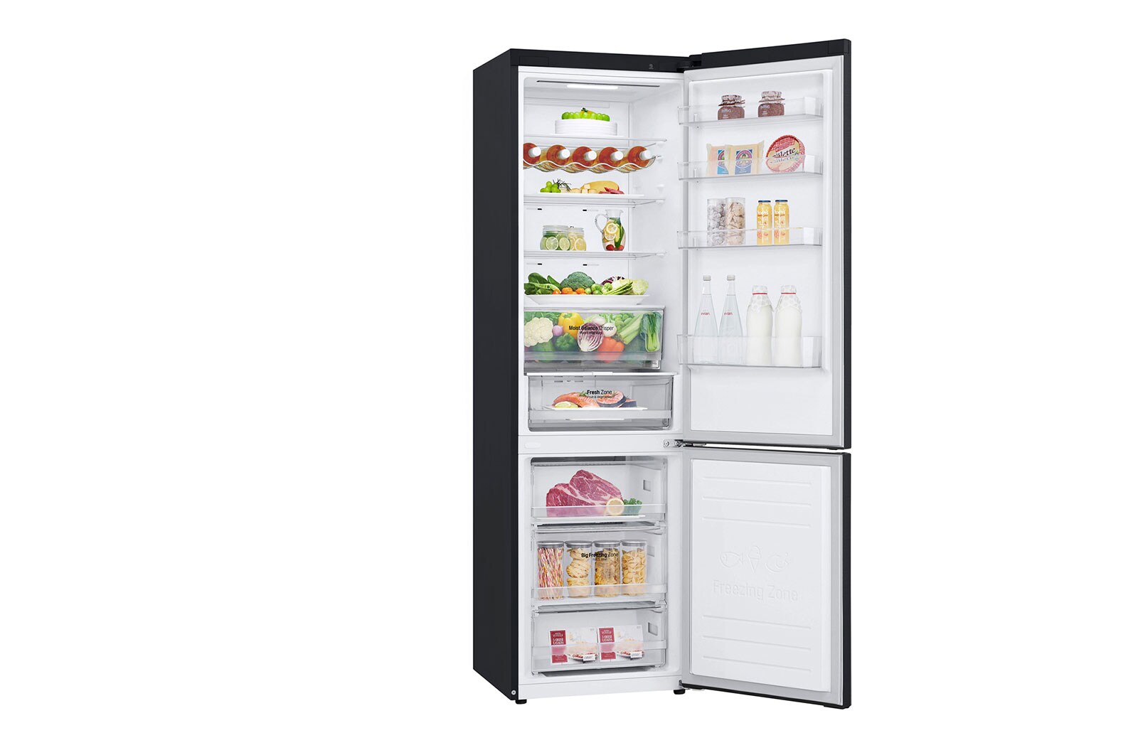 LG Lodówka DoorCooling+? |grafitowa| GBB62MCFCN1, GBB62MCFCN1