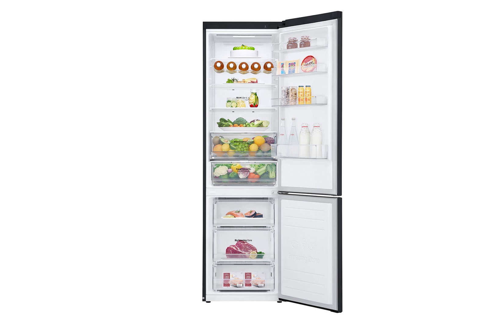 LG Lodówka DoorCooling+? |grafitowa| GBB62MCFCN1, GBB62MCFCN1