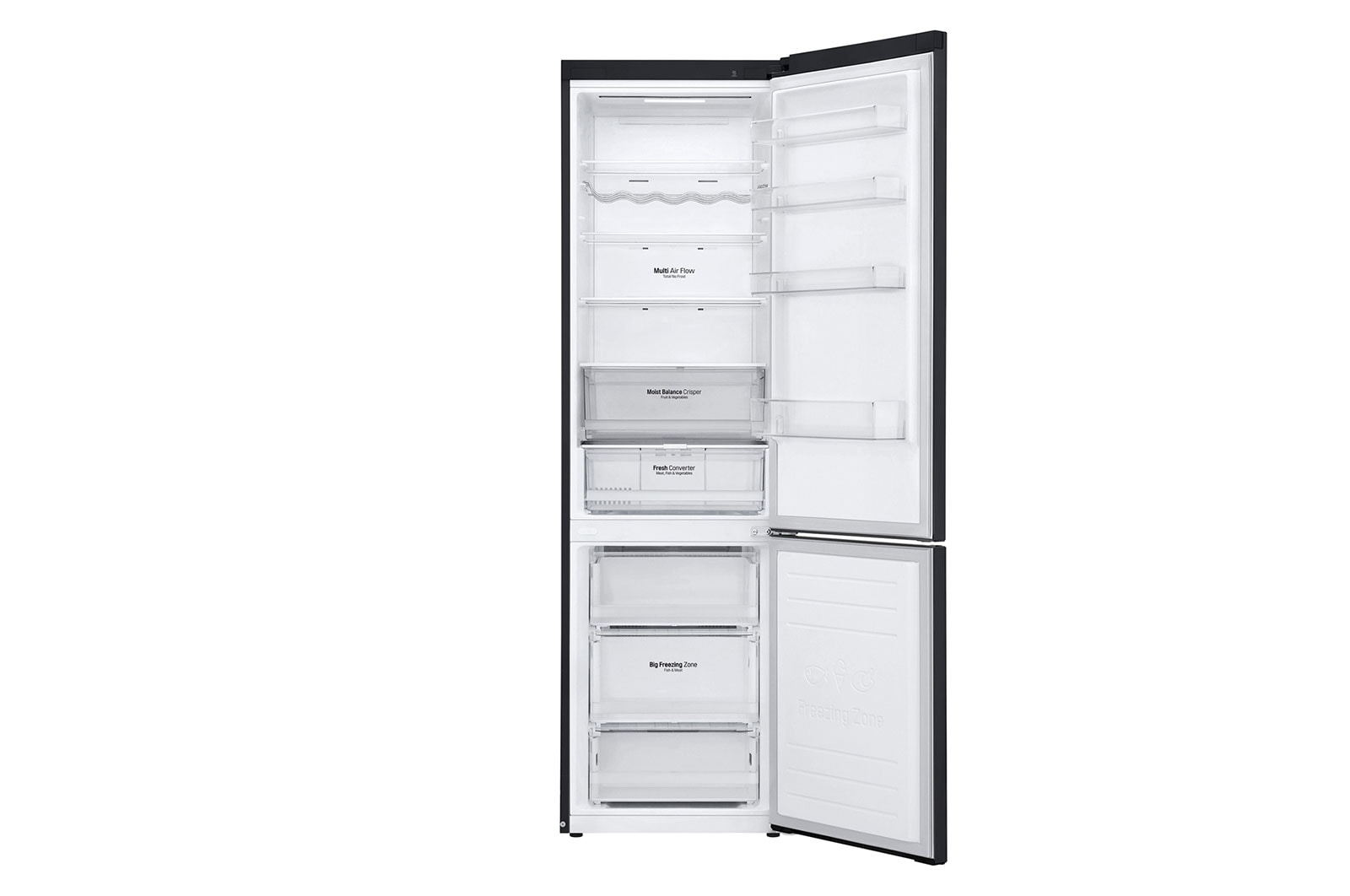 LG Lodówka DoorCooling+? |grafitowa| GBB62MCFCN1, GBB62MCFCN1