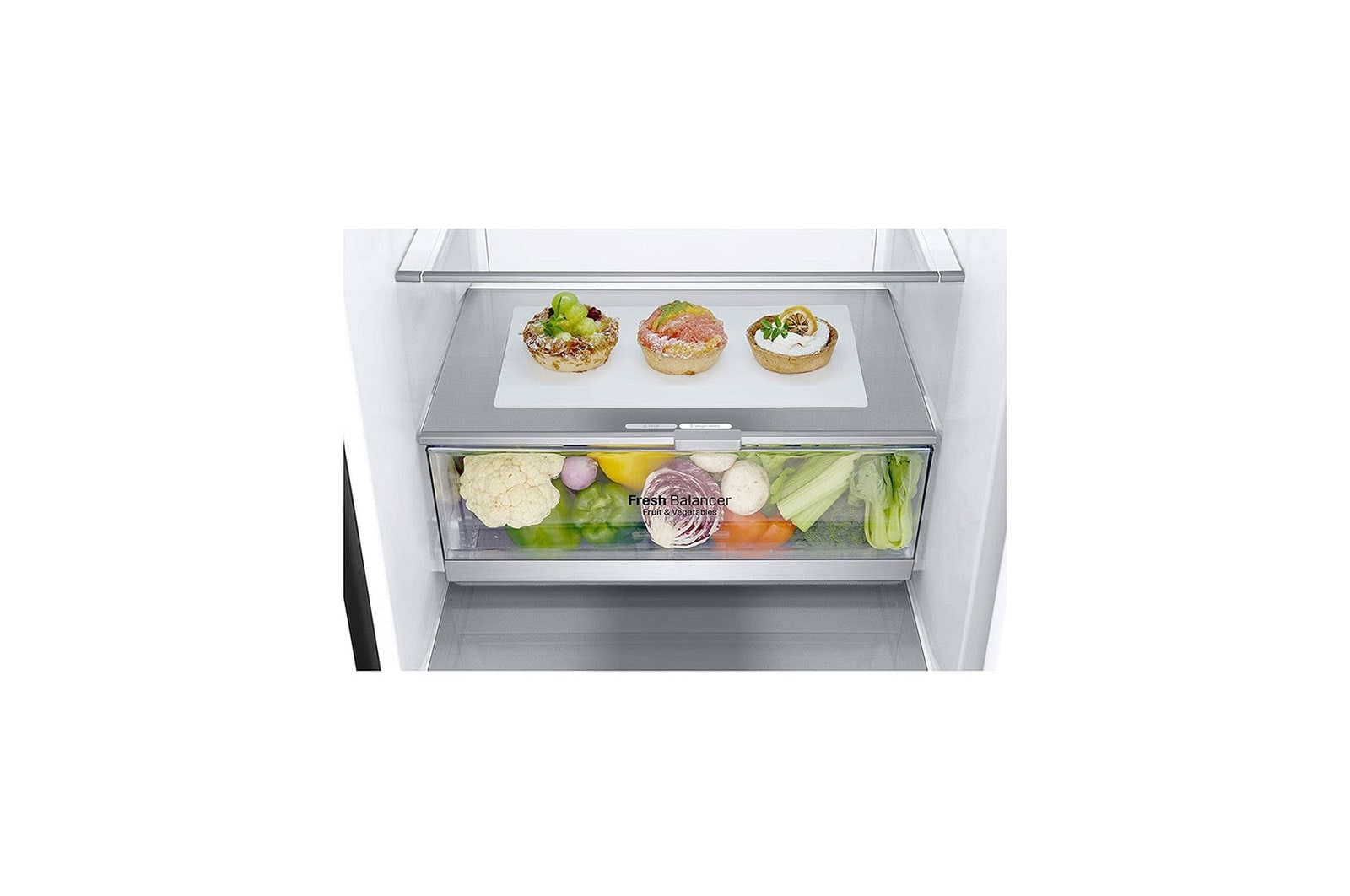 LG Lodówko-zamra?arka LG V+ | grafit mat | 2,03m | klasa A-12% |  DoorCooling+ | Pó?ka na wino | GBB92MCB2P, GBB92MCB2P