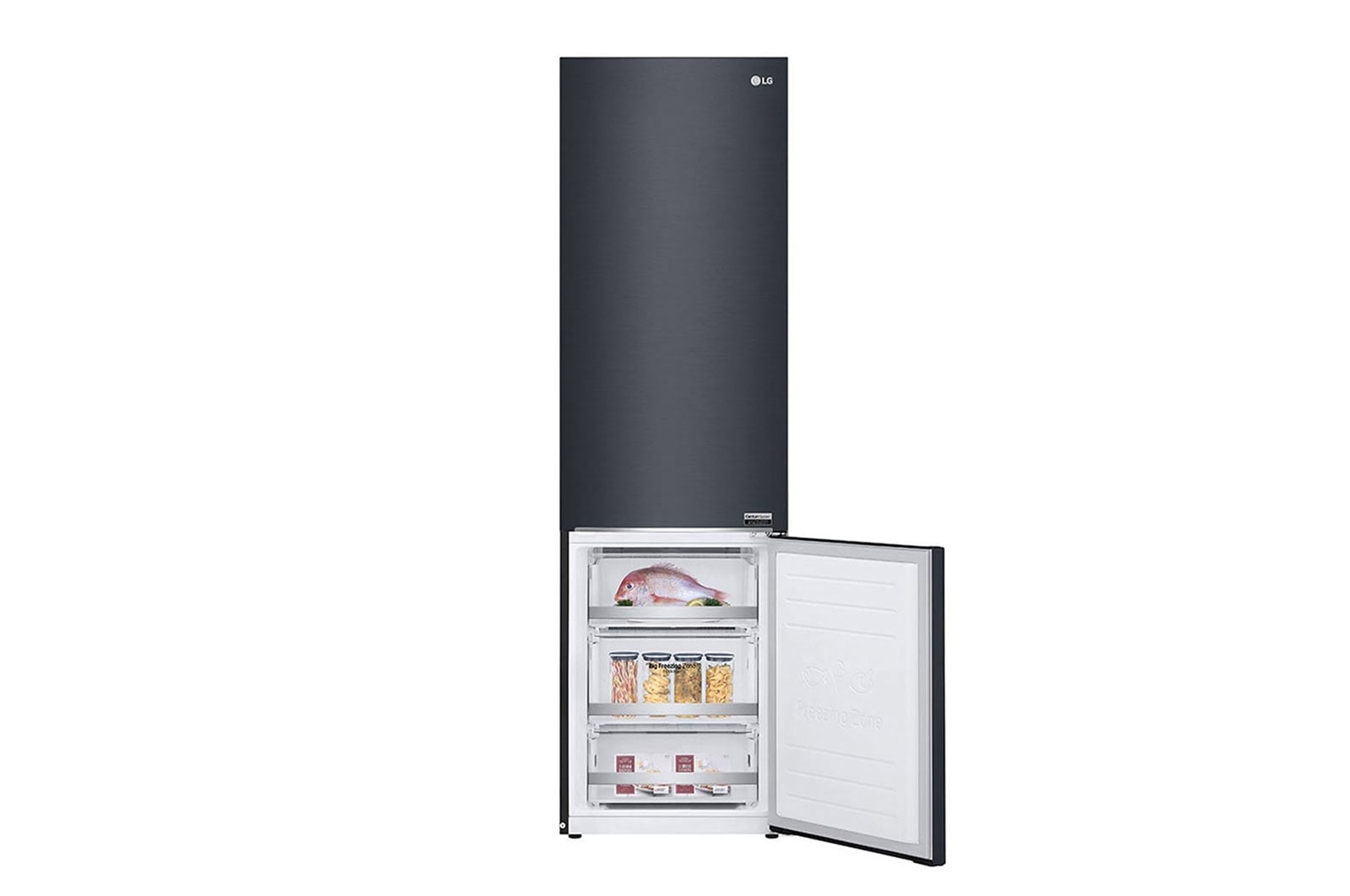 LG Lodówko-zamra?arka LG V+ | grafit mat | 2,03m | klasa A-12% |  DoorCooling+ | Pó?ka na wino | GBB92MCB2P, GBB92MCB2P