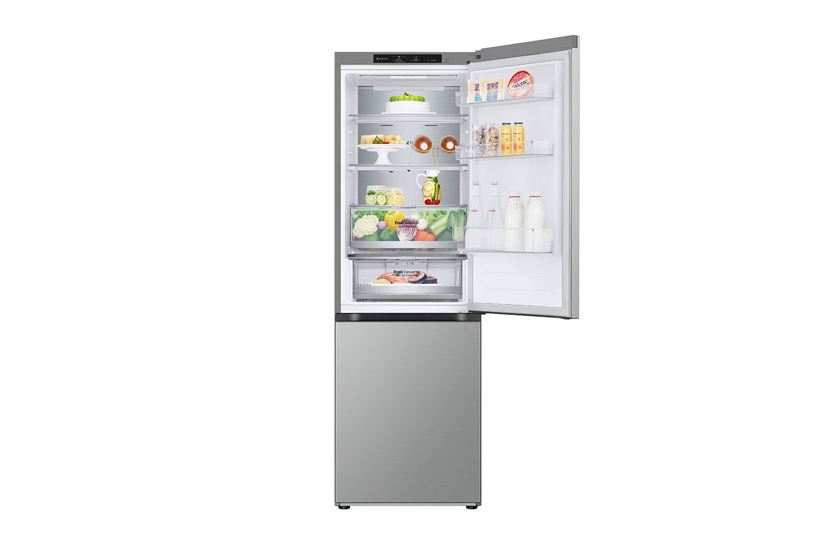 LG Lodówko-zamra?arka LG | srebrna | 1.86 m | klasa C | DoorCooling+? |Total No Frost | ZeroClearance | 344 L | Tylko 35 dB |? GBV7180CPY, GBV7180CPY