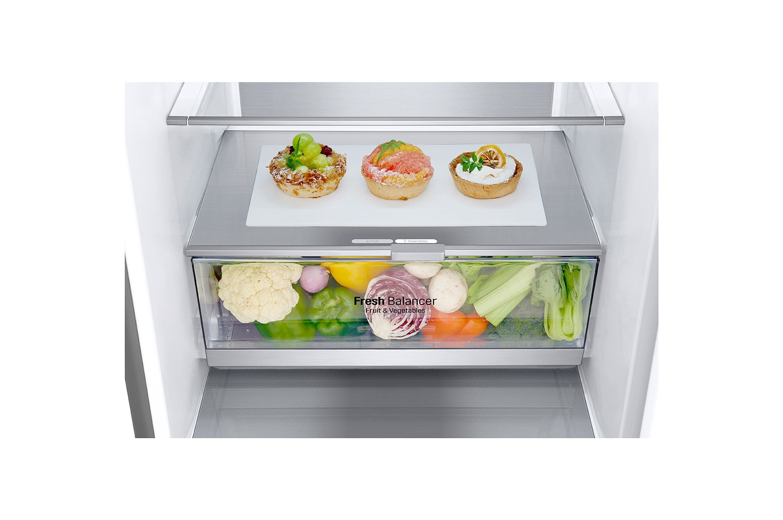 LG Lodówko-zamra?arka LG | srebrna | 1.86 m | klasa C | DoorCooling+? |Total No Frost | ZeroClearance | 344 L | Tylko 35 dB |? GBV7180CPY, GBV7180CPY