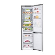 LG Lodówko-zamra?arka LG | srebrna | 2.03 m | klasa C | DoorCooling+? |Total No Frost | ZeroClearance | 387 L | GBV7280CMB, GBV7280CMB