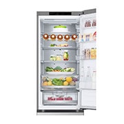 LG Lodówko-zamra?arka LG | srebrna | 2.03 m | klasa C | DoorCooling+? |Total No Frost | ZeroClearance | 387 L | GBV7280CMB, GBV7280CMB