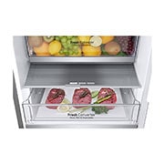 LG Lodówko-zamra?arka LG | srebrna | 2.03 m | klasa C | DoorCooling+? |Total No Frost | ZeroClearance | 387 L | GBV7280CMB, GBV7280CMB