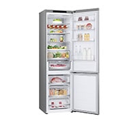 LG Lodówko-zamra?arka LG | srebrna | 2.03 m | klasa C | DoorCooling+? |Total No Frost | ZeroClearance | 387 L | GBV7280CMB, GBV7280CMB
