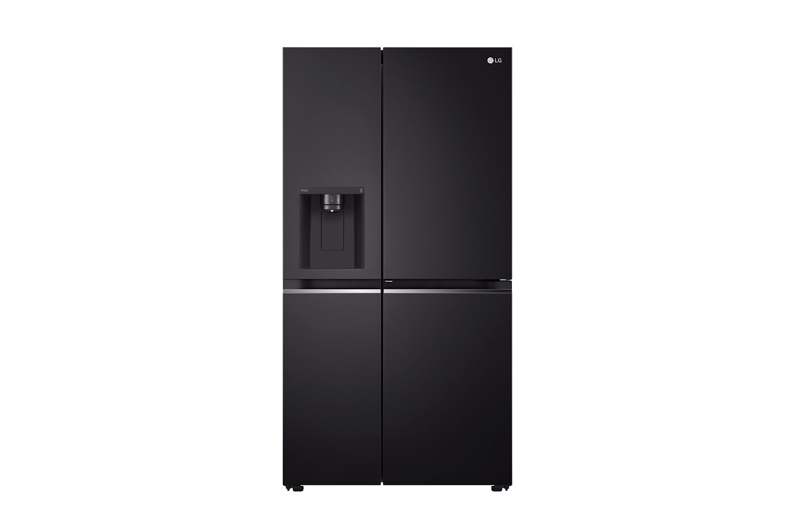 Lodówko-zamra?arka LG Side-by-Side Door-in-Door ThinQ 635L GSJV70WBTF GSJV70WBTF - widok z przodu