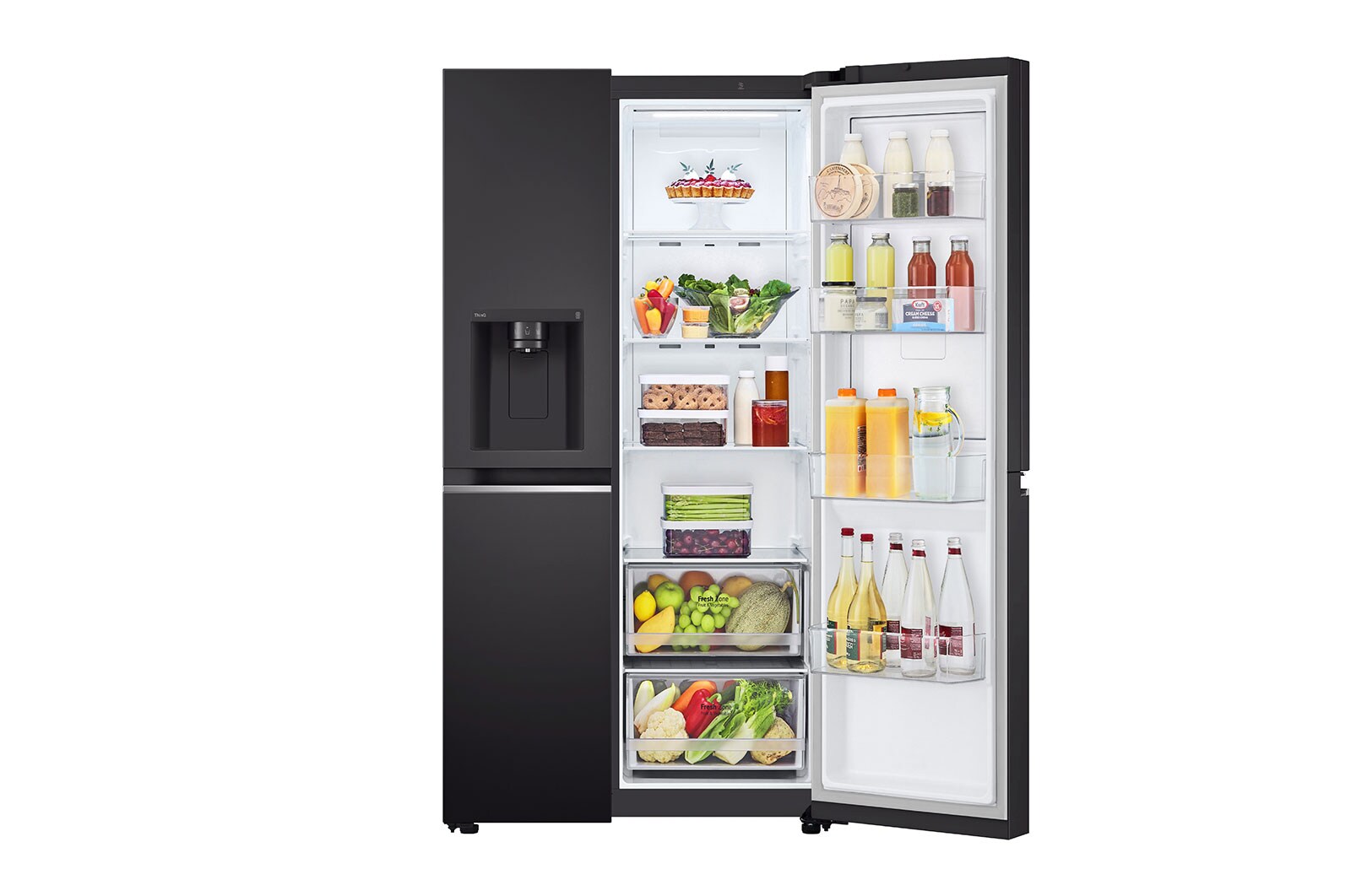 LG Lodówko-zamra?arka LG Side-by-Side Door-in-Door ThinQ 635L GSJV70WBTF, GSJV70WBTF