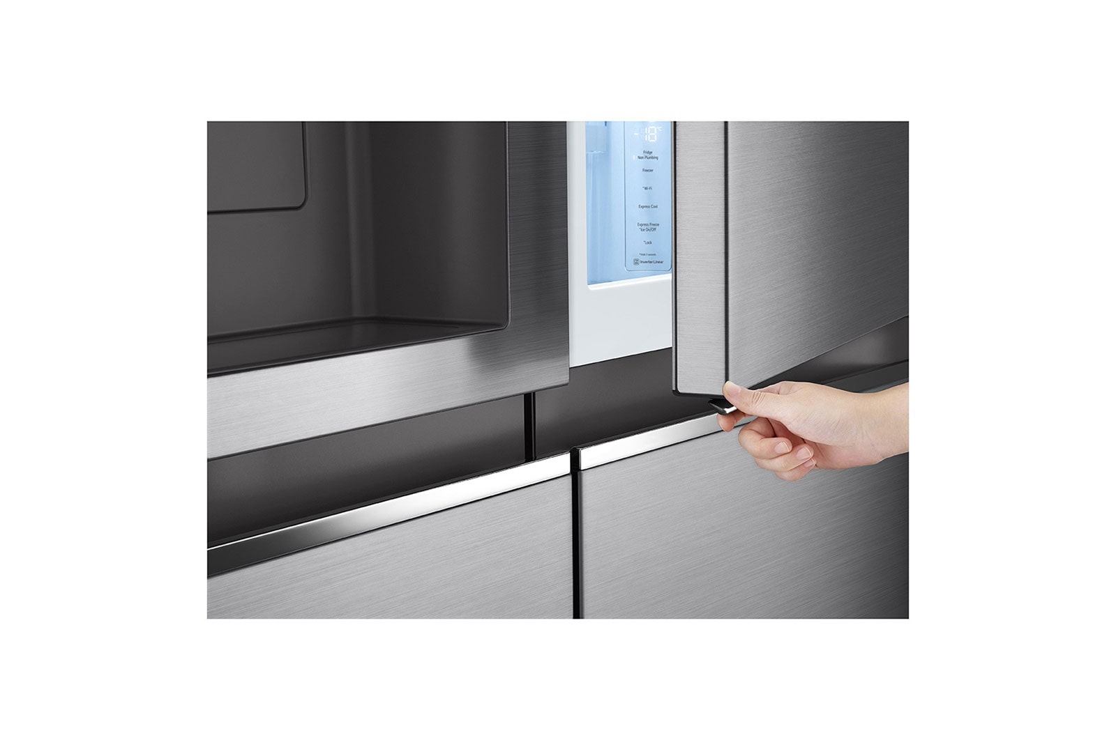 LG Lodówko-zamra?arka LG Side-by-Side | srebrna | ThinQ  | 635L | DoorCooling+ |Total No Frost | GSJV71PZTE, GSJV71PZTE