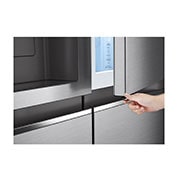 LG Lodówko-zamra?arka LG Side-by-Side | srebrna | ThinQ  | 635L | DoorCooling+ |Total No Frost | GSJV71PZTE, GSJV71PZTE