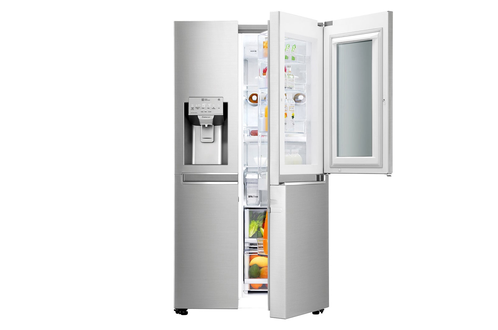 LG Lodówko-zamra?arka LG Side-by-Side InstaView Door-in-Door ThinQ 625L GSX961NSAZ, GSX961NSAZ