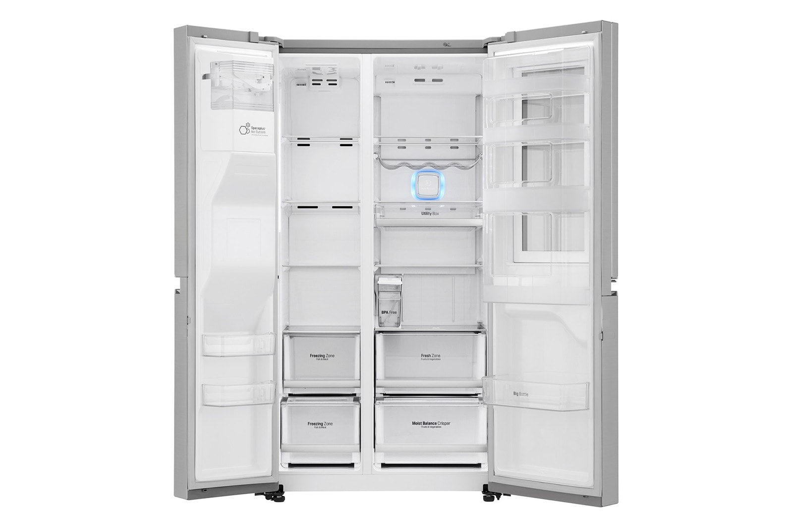 LG Lodówko-zamra?arka LG Side-by-Side InstaView Door-in-Door ThinQ 625L GSX961NSAZ, GSX961NSAZ