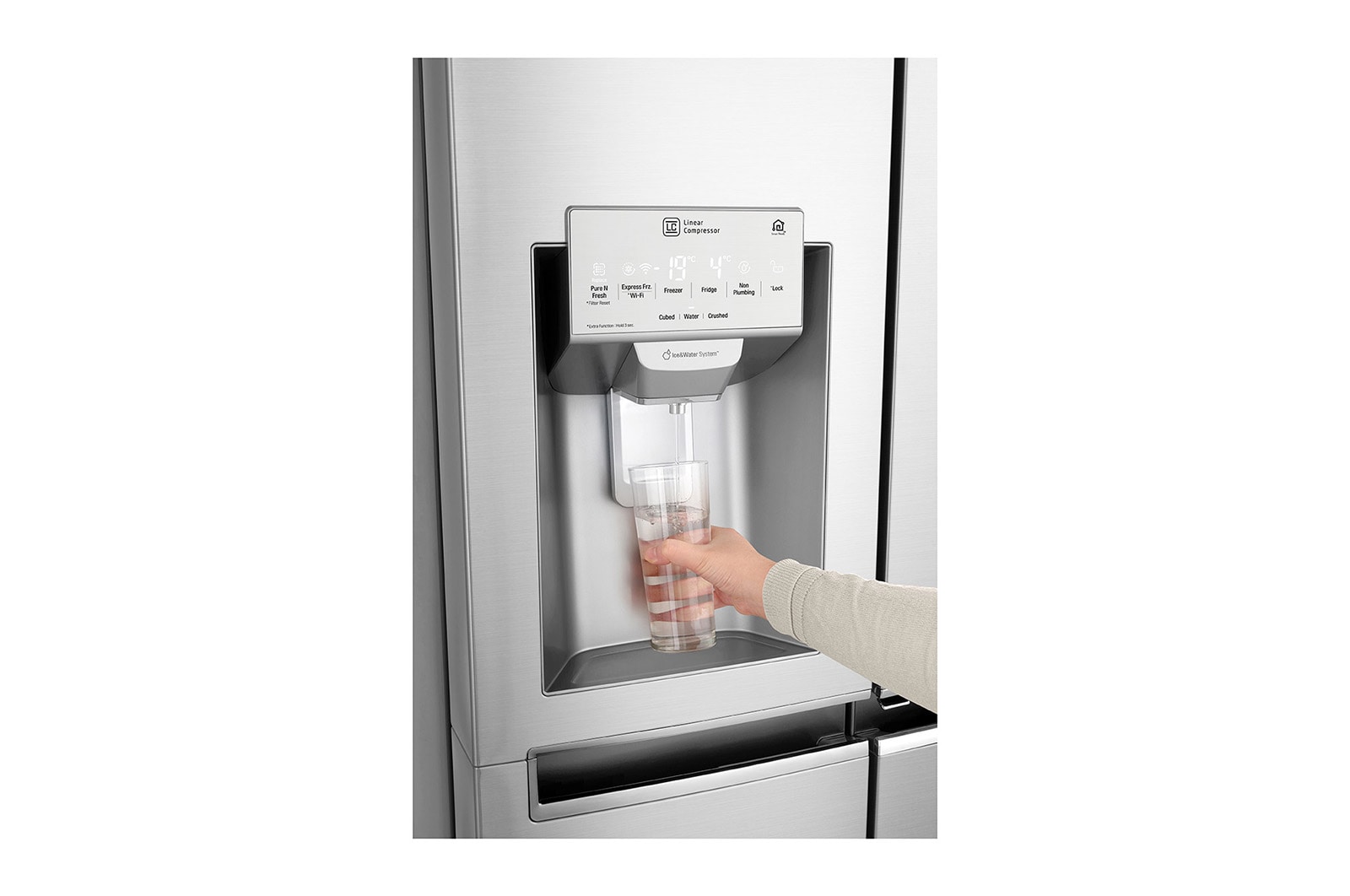 LG Lodówko-zamra?arka LG Side-by-Side InstaView Door-in-Door ThinQ 625L GSX961NSAZ, GSX961NSAZ