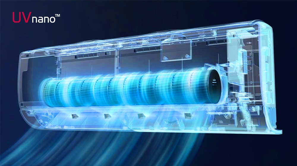 Ponownie sterylizuje ch?odne powietrze wydmuchiwane przez technologi? UV LED.