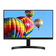 Monitor?LG 24” IPS, LED, Full HD 24MK600M-B 24MK600M-B - widok z przodu