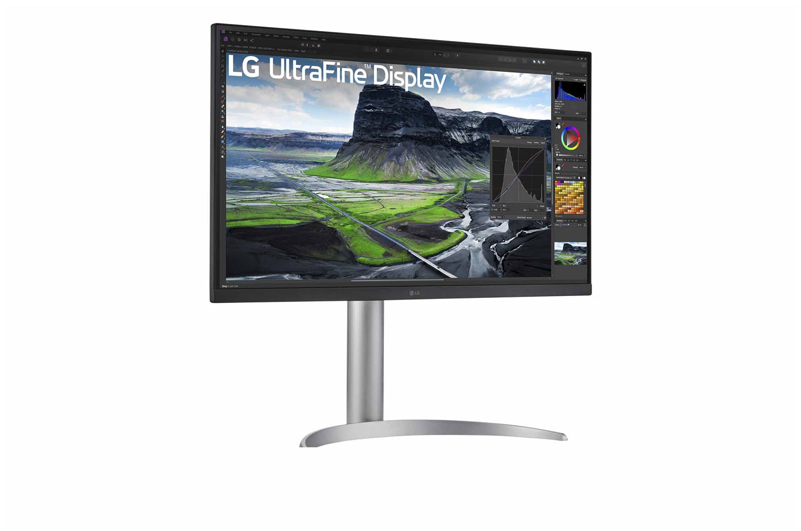 LG Monitor UHD 4K Nano IPS Black o przek?tnej ekranu 27” ze wspó?czynnikiem kontrastu 2000:1, 27UQ850-W