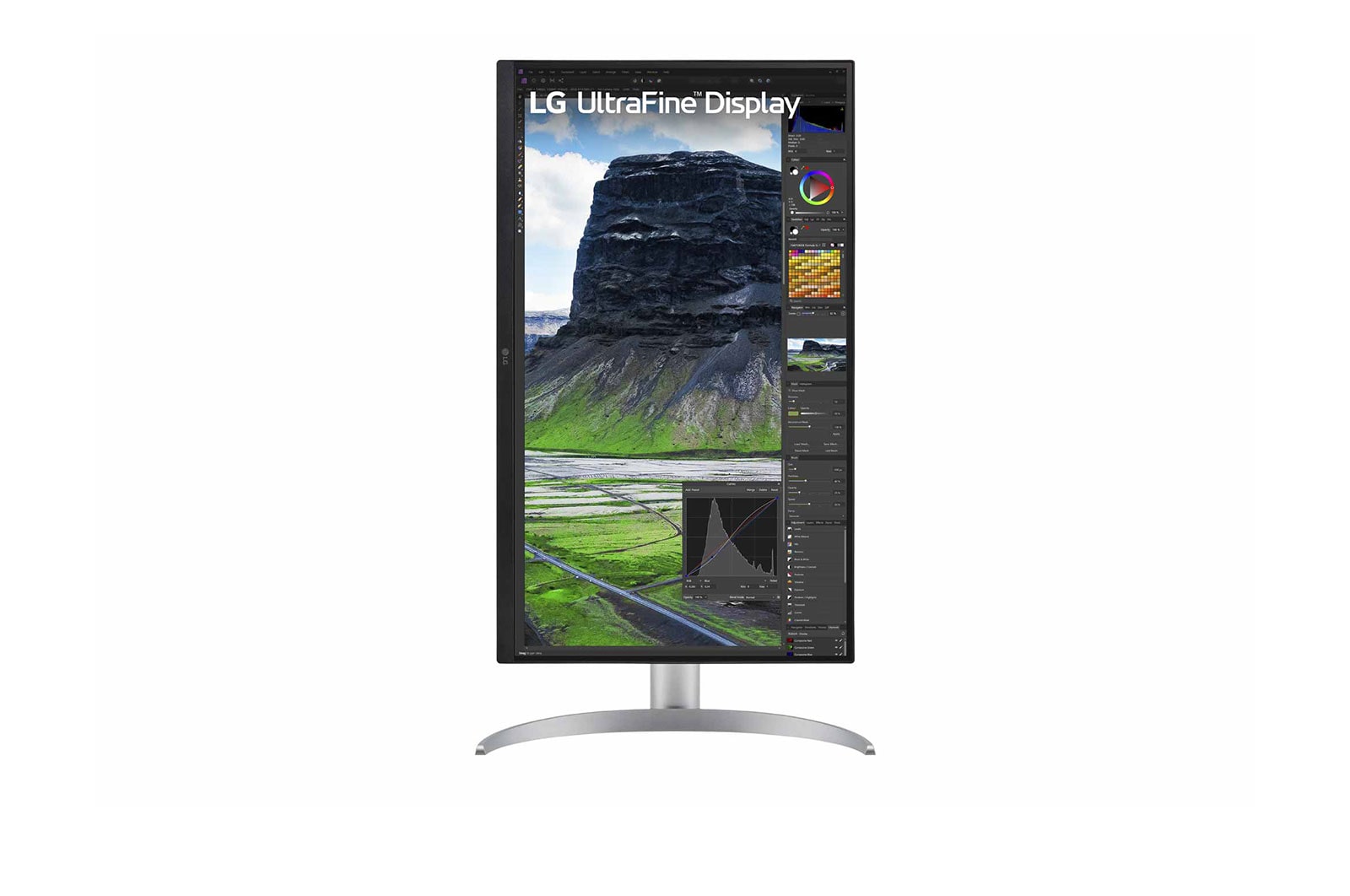 LG Monitor UHD 4K Nano IPS Black o przek?tnej ekranu 27” ze wspó?czynnikiem kontrastu 2000:1, 27UQ850-W