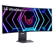 LG Zakrzywiony monitor gamingowy 39'' UltraGear? 21:9 Ultra-WQHD z cz?stotliwo?ci? od?wie?ania 240 Hz i czasem reakcji 0,03 ms (GtG), DisplayHDR True Black 400, 39GS95QE-B