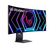 LG Zakrzywiony monitor gamingowy 39'' UltraGear? 21:9 Ultra-WQHD z cz?stotliwo?ci? od?wie?ania 240 Hz i czasem reakcji 0,03 ms (GtG), DisplayHDR True Black 400, 39GS95QE-B
