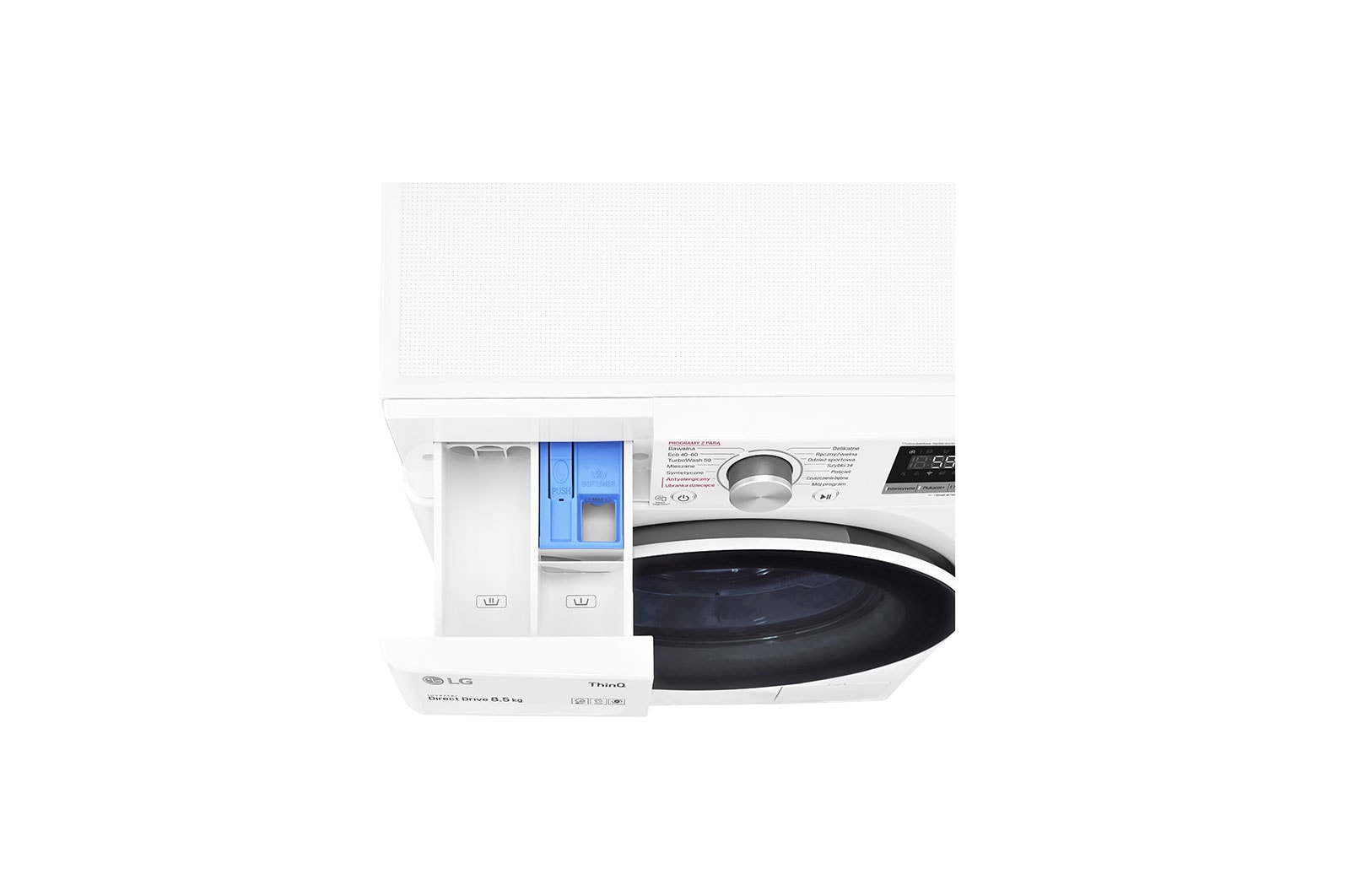LG Pralka LG Vivace | V500 | bia?a | slim 8,5kg | Steam | 1200 rpm | ThinQ | AIDD | F2WV5S8S0E, F2WV5S8S0E