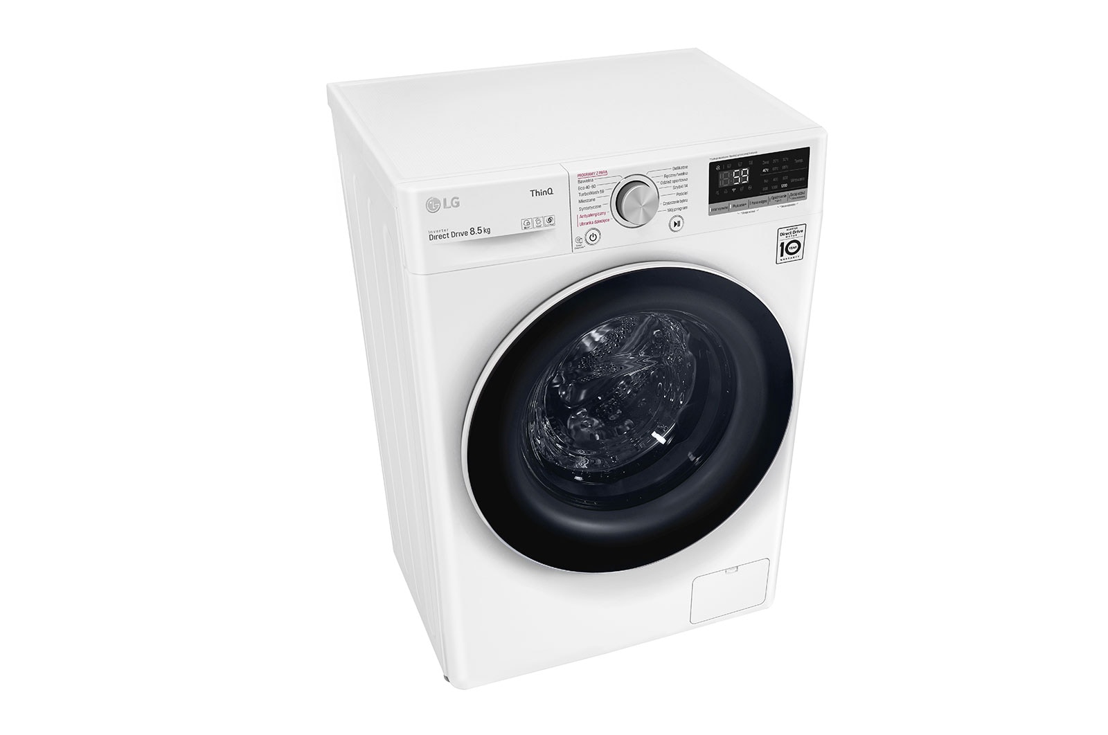 LG Pralka LG Vivace | V500 | bia?a | slim 8,5kg | Steam | 1200 rpm | ThinQ | AIDD | F2WV5S8S0E, F2WV5S8S0E