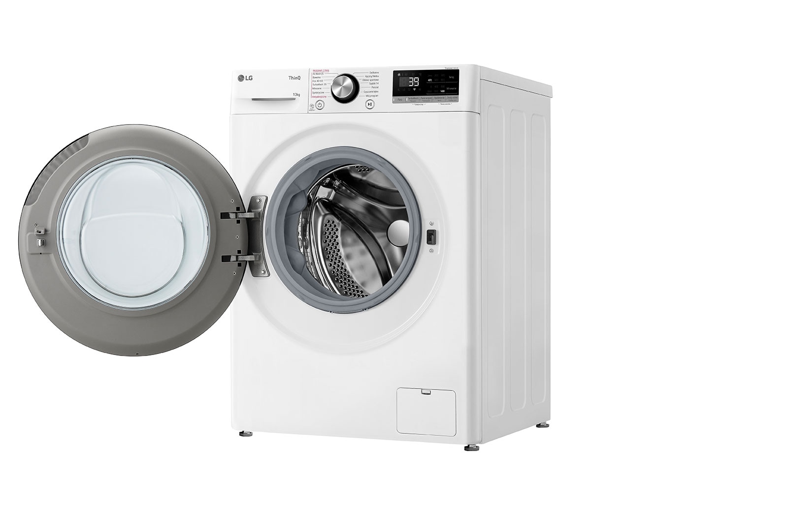 LG  Pralka LG Vivace | R700 | bia?a | 13 kg | 1400 rpm | Steam | TurboWash 360 | ThinQ | AIDD | F4W1372YW, F4W1372YW
