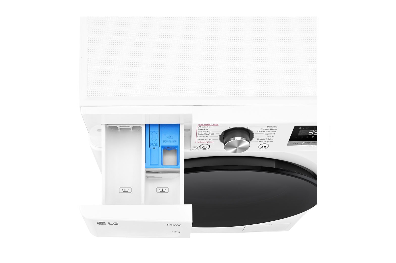 LG  Pralka LG Vivace | R700 | bia?a | 13 kg | 1400 rpm | Steam | TurboWash 360 | ThinQ | AIDD | F4W1372YW, F4W1372YW