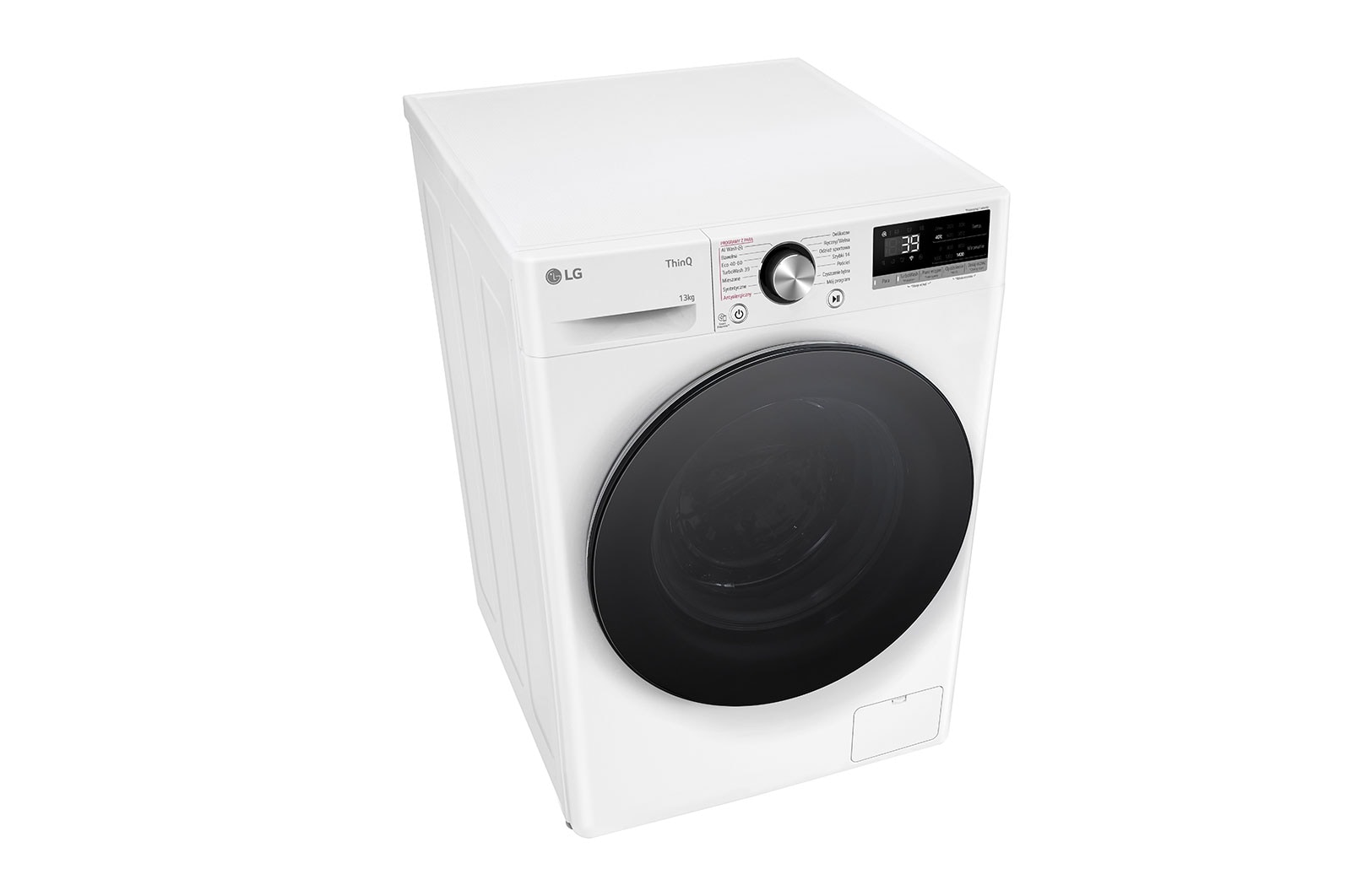 LG  Pralka LG Vivace | R700 | bia?a | 13 kg | 1400 rpm | Steam | TurboWash 360 | ThinQ | AIDD | F4W1372YW, F4W1372YW