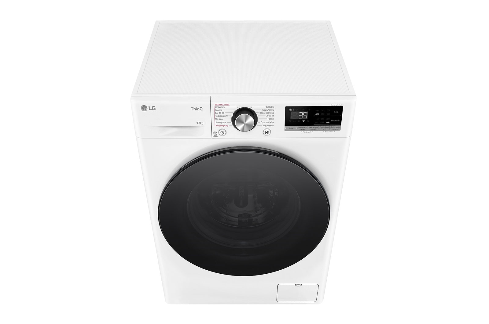 LG  Pralka LG Vivace | R700 | bia?a | 13 kg | 1400 rpm | Steam | TurboWash 360 | ThinQ | AIDD | F4W1372YW, F4W1372YW